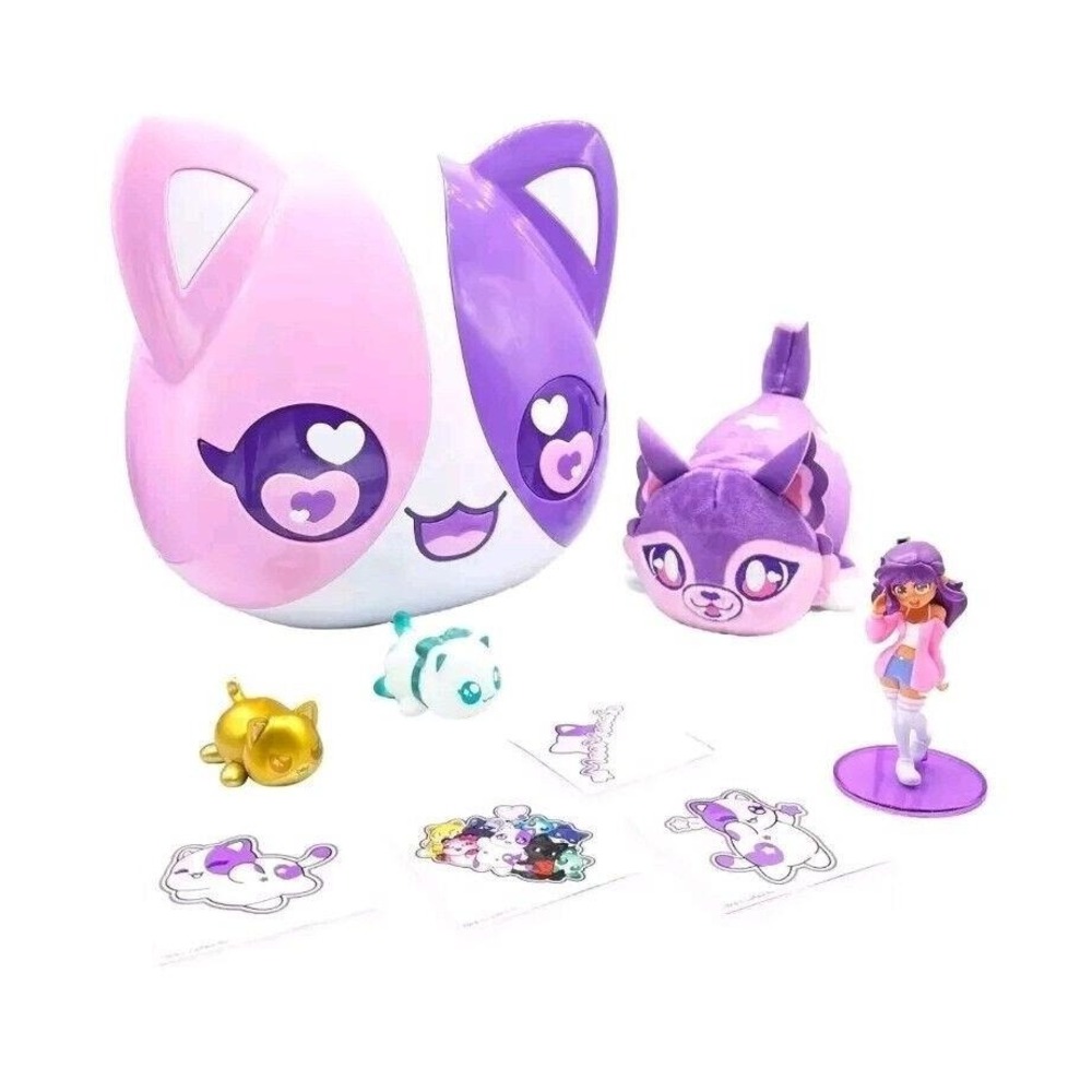 New! Aphmau MeeMeow Mystery Surprise Set Series 1 Catface Collectors Case, Plush